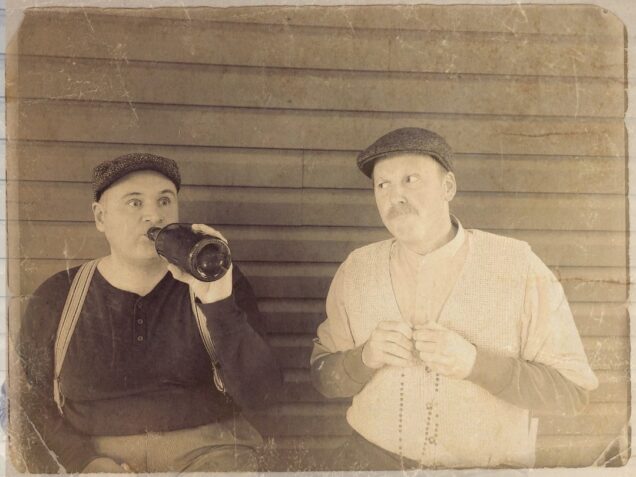 Having a Drink Character Matters Miramichis latest production Is He Awake A Last Toast to Old Matt Daley was a comedic love letter to Irish comedy and set in the community of Barnaby River